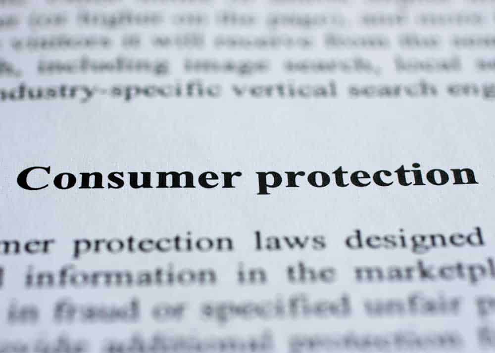 Consumer Protection Paperwork