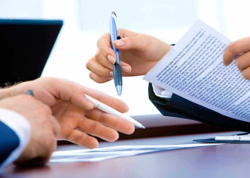 Contract or Agreement Papers